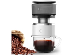 Cafeteira Portátil De Expresso E Prensa Francesa, Mini Elétrica Para Viagens, Camping Atividades Ao Ar Livre, Compacta Com Preparo Automátic