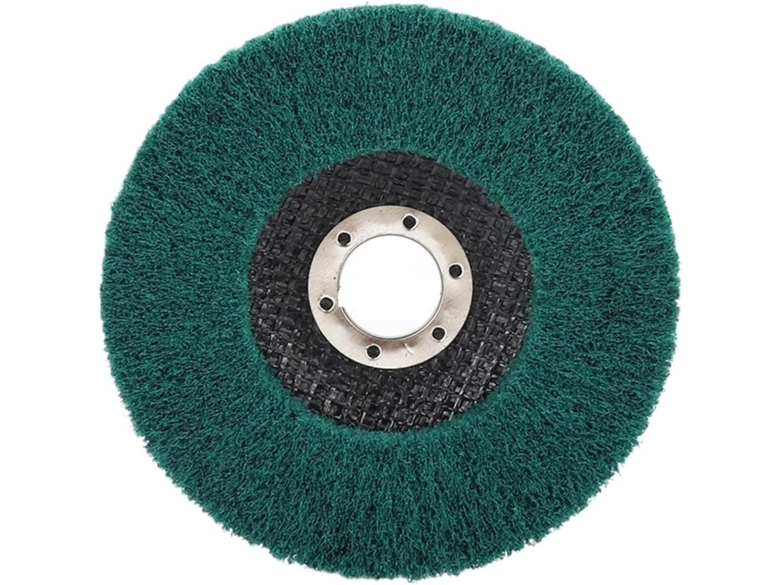 Disco De Polimento Abrasivo Com Aletas Fibra Nylon, Ideal Para Polir