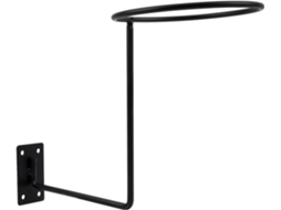 Suporte De Parede Para Capacete De Motocicleta, 1 Gancho Preto E Branco Para Casacos, Chapéus E Capacetes (preto)
