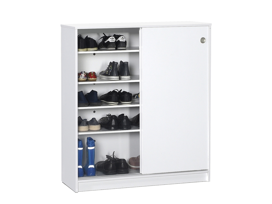 Sapateira 2 Portas Deslizantes 105X92X38 Branco VENPRODIN
