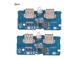 Módulo Boost 3.7v para 5v 2a com 2 Usb e Luz Led | S/MARCA