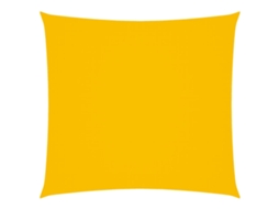 Vela de Sol Quadrada Tecido Oxford Amarelo MAISON EXCLUSIVE 4,5x4,5 m