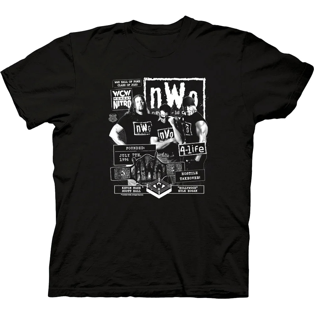 Wwe Nwo Fanzine T-shirt Unisex Rockinstone Size:l