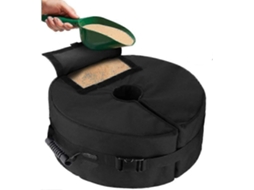 Bolsa de Arena Desmontable para Sombrilla de Playa Y Patios, Hecha de Oxford 600d, Resistente e Impermeável, Capacidade 25 Kg