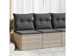 Vidaxl 2 Pcs Conjunto Sofás de Jardim C/ Almofadões Acácia e Vime Pe