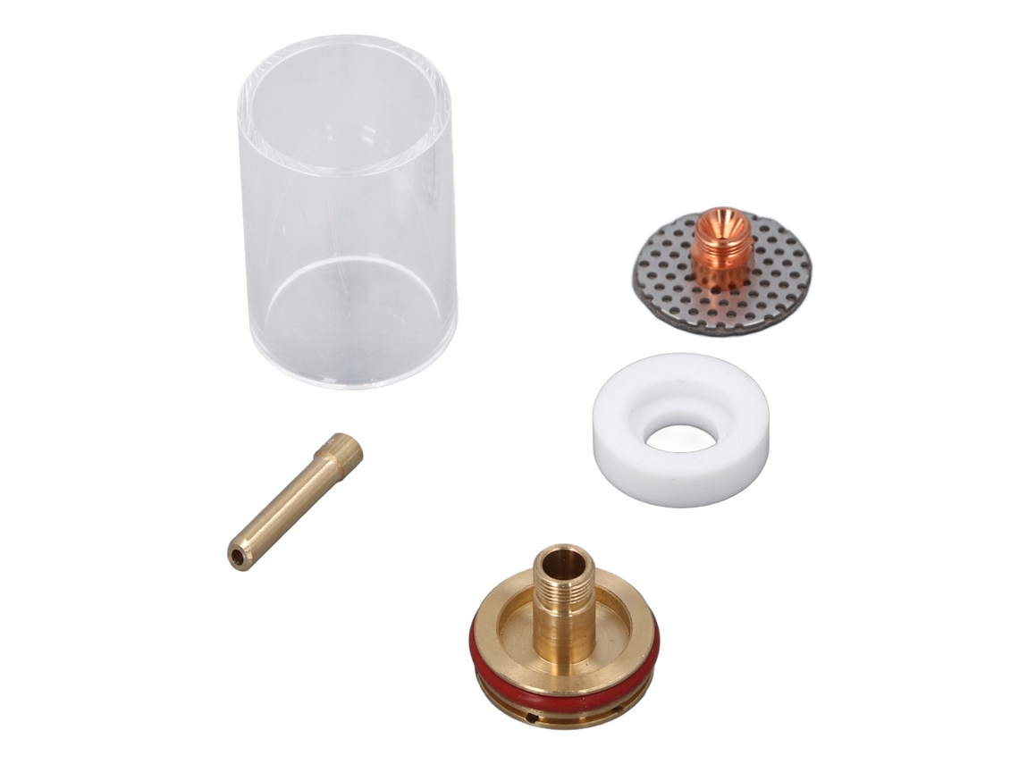 Conjunto De Acessórios Para Torcha De Soldar Tig Laxiscreed Com Copo De Vidro E Porta-eletrodo De Alta Qualidade