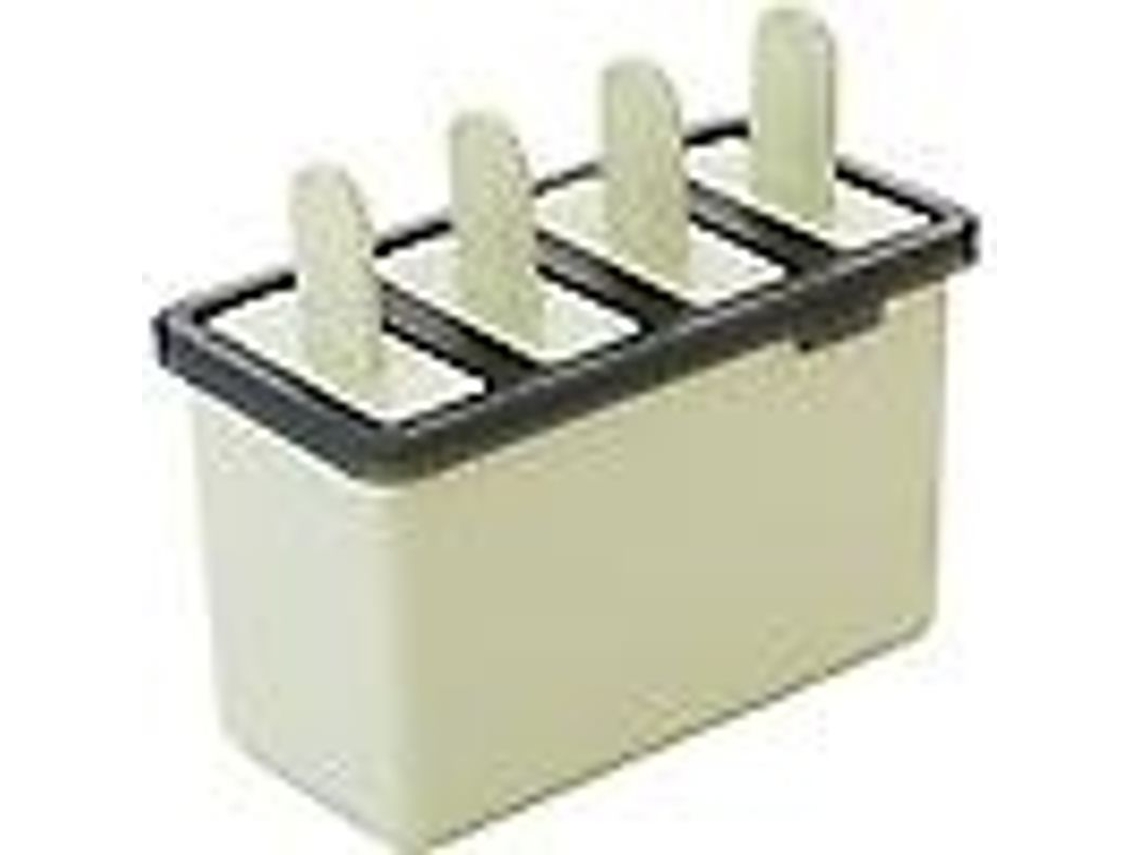 Forma de Sorvete Popsicle Nova LINE moldes DIY 4 unidades verde seguro para crianças S/MARCA