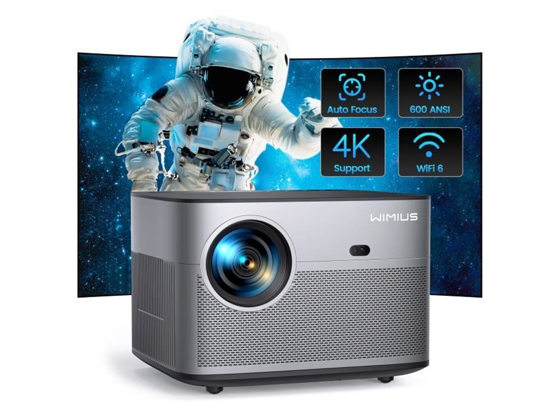 Projetor nativo Wimius P64, Full HD 1080p, 500 Ansi 15000l