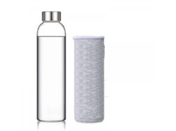 Garrafa 550 Ml Com Estojo E Tampa Em Aço Inox Tampa À Prova De Vazamento, Reutilizável, Perfeita Para Viagens E Slowmoose