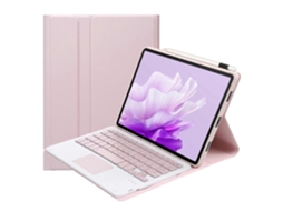 Capa De Couro Ultrafina E Destacável Com Teclado Bluetooth E Touchpad Para Tablet Honor Pad X9 / X8 Pro 11.5 (ah15-a)