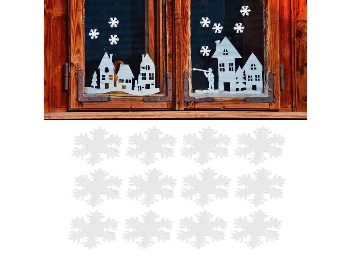 1000 Peças De Confete De Copo De Neve 1,2 Polegadas Sem Cheiro Reutilizável Decoração Branca Para Natal Festa Aniversário Casamento Festividades