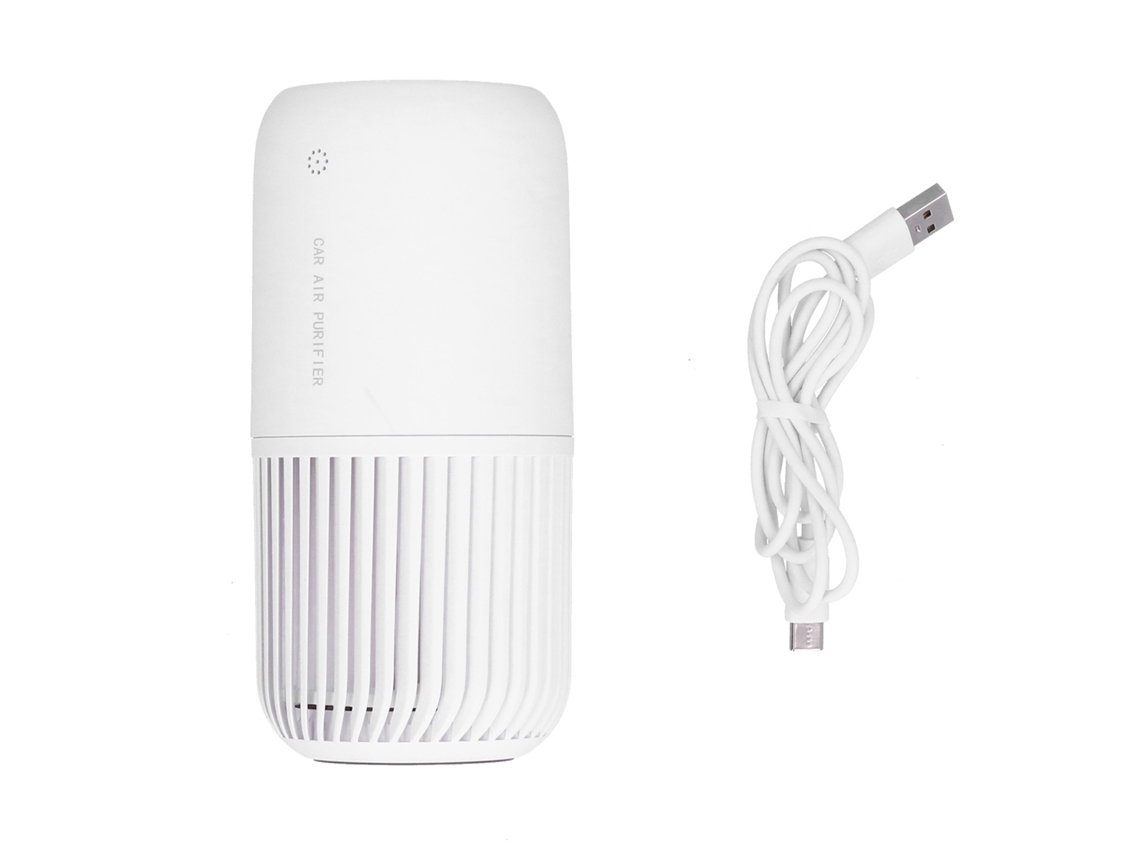 Purificador de Ar Led Portátil S/MARCA, USB, Detecção de Qualidade do Ar, Carro, Sala, Cozinha, Banheiro