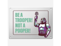 Placa Metálica Original Stormtrooper