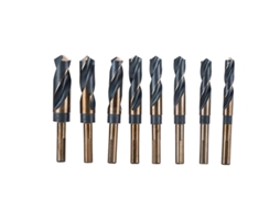 Conjunto De Brocas Hss Com Cabo Reduzido, 14-25mm, Cabo 1/2", Para Madeira, Metal E Aço, Estojo De Alumínio