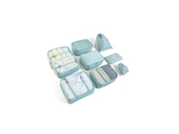 Conjunto De Mala Com 8 Cubos Organizadores Para Embalagem, Bolsa Organizadora Para Roupas, Sapatos E Cosméticos Aquaforge