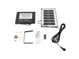 Lâmpada Solar 102led 40w Ip67 Projeção Jardim Rua Parede S/MARCA