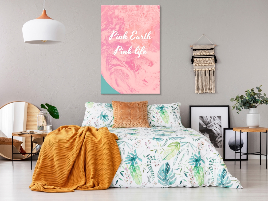 Quadro ARTGEIST Pink Earth, Pink Life (1 Part) Vertical (80x120)