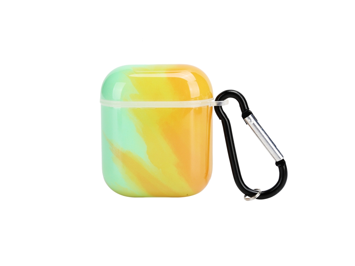Aetheria estojo Protetor Anti perdas Gradiente para Fones de Ouvido Ios Earbuds 2/1 de Abs Impacto Resistente