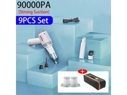 Aspirador De Pó Sem Fio Para Carro 90000pa 120w, Aspirador De Pó Portátil De Alta Potência, Sem Fio Para Casa E Carro Aquaforge