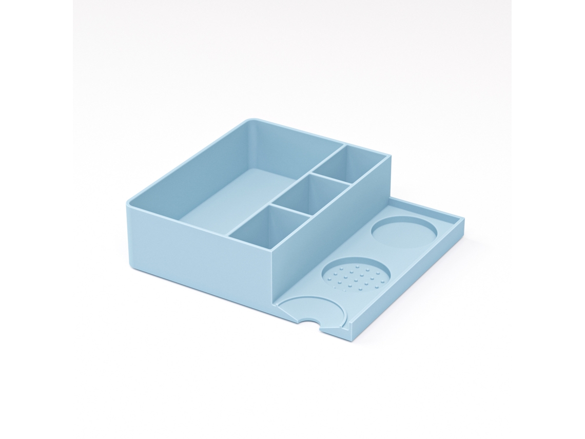 Caixa De Silicone Para Guardar Acessórios De Café, Compactador, Dosador De Pó E Organizador Compartimentado.