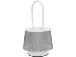 Luminária De Mesa Em Tecido, Luminária De Mesa Led Recarregável Com Controle Por Toque E Bateria 1200mah, Luz Suave E