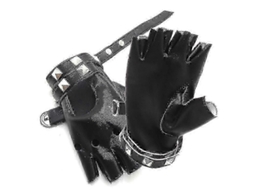 Luvas De Couro Punk Sem Dedos Para Mulheres, Ciclismo, Direção, Esportes Olysi Shop
