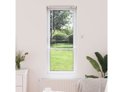Vidaxl Cortina Veneziana Branco 150 X 50 Cm 25 Mm Pvc