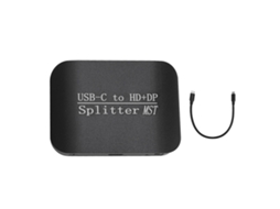 Aetheria divisor Usb C para Hdmi e Displayport 4k60hz Mst Sst Plug And Play Hub Adaptador para Laptop