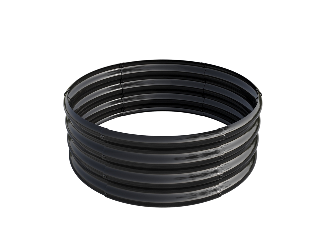 Conjunto de 2 Camas de Jardim ORBITRA COMMERCE em Aço galvanizado, elevadas para cultivo ao ar livre