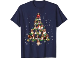 Camiseta De Natal Basset Hound Árvore De Natal Presente De Natal Tx0819 Hengjian