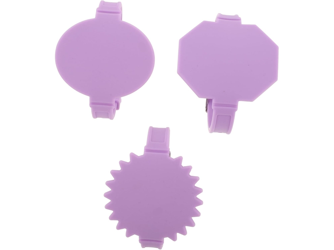 Tehaux Conjunto De 3-pulseiras Silicone Reutilizáveis E Apagáveis Para Notas Cores