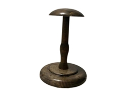 Suporte De Chapéu De Madeira Vintage Com Design Compacto E Estável Para Uso Doméstico E Comercial Marrom Escuro