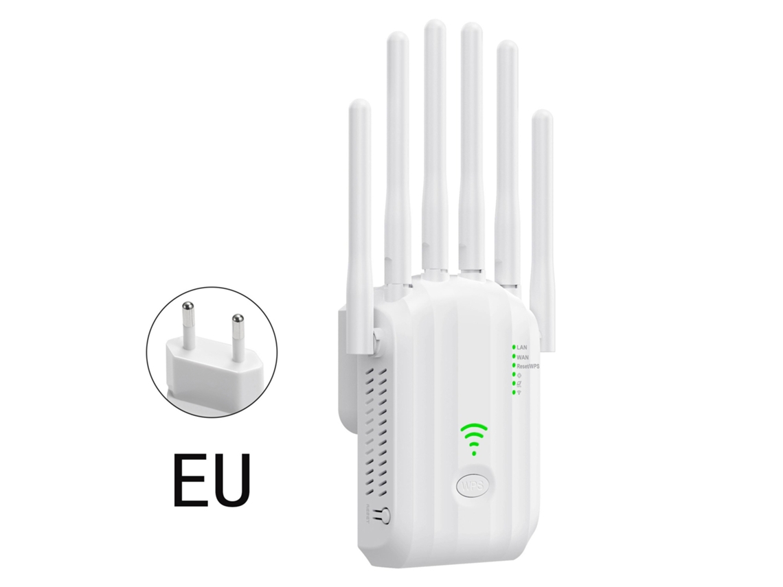 Extensor Wifi 6 Antenas Externas Para Uso Doméstico Czhhmart 300mbps Branco