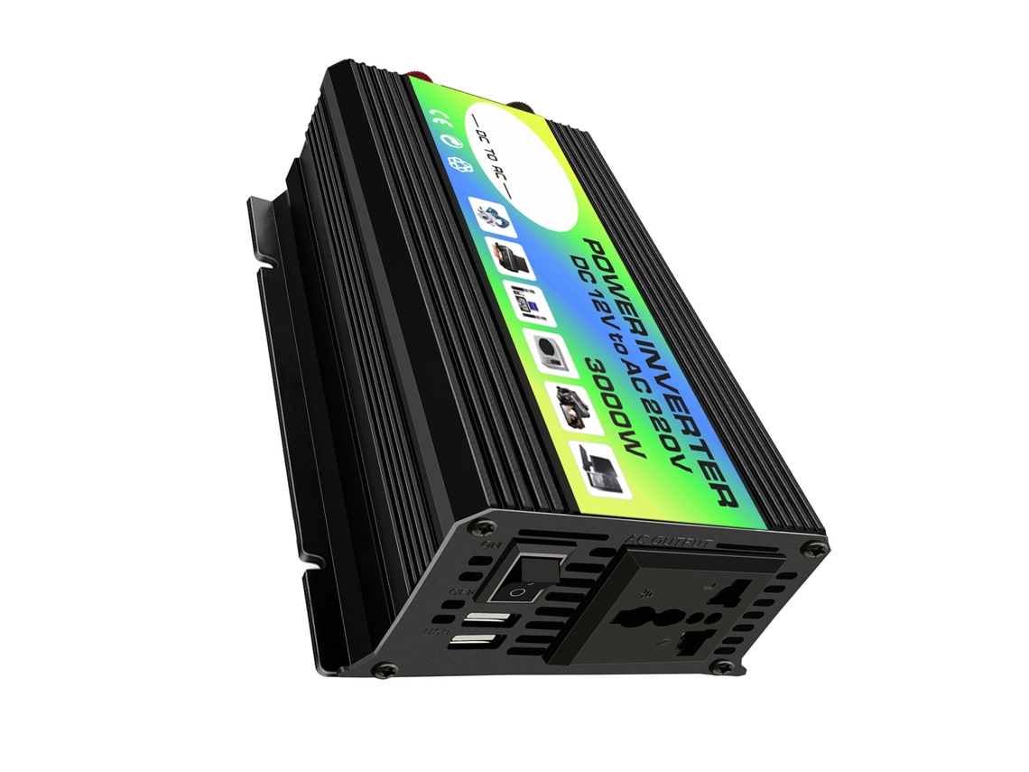 Inversor De Onda Senoidal Modificada 3000w 12v Para 220v Com Portas Usb