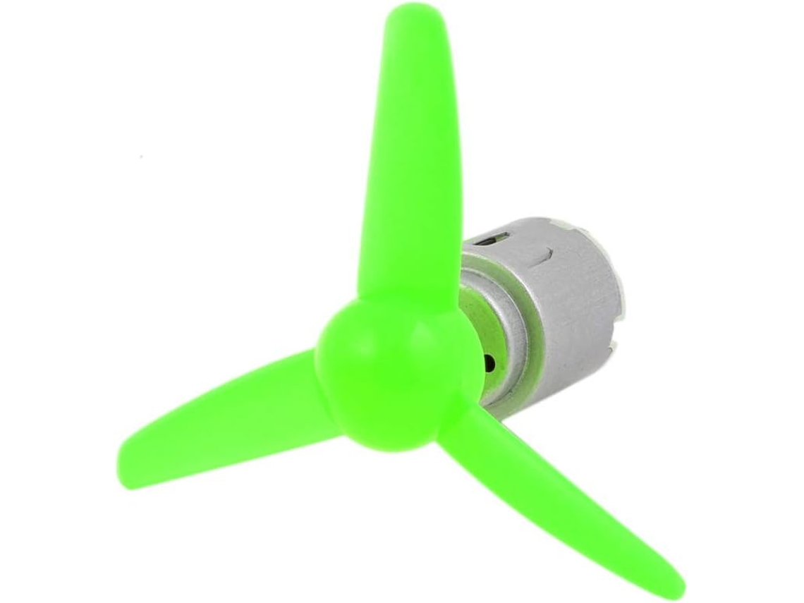 Hélice de 3 Pás de 80 Mm, 6,0 V Cc, 0,13 A, 13500 Rpm, Verde CHABERLU (56674062d0f73d337026b24be54f227e)