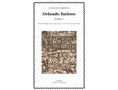 Livro Orlando Furioso Vol.i De Ludovico Ariosto (espanhol)