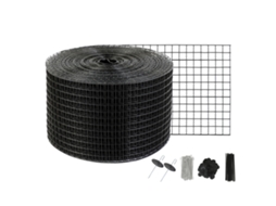 VEVOR 8In X 100Ft Painel Solar Bird Guard Critter Guard Roll Kit 100Pcs Fixadores
