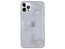 Capa De Celular Butterfly Tpu Para Iphone 15 Pro