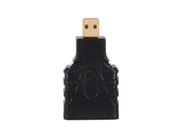 Conversor Mali micro HDMI para HDMI com áudio e vídeo, 1080p