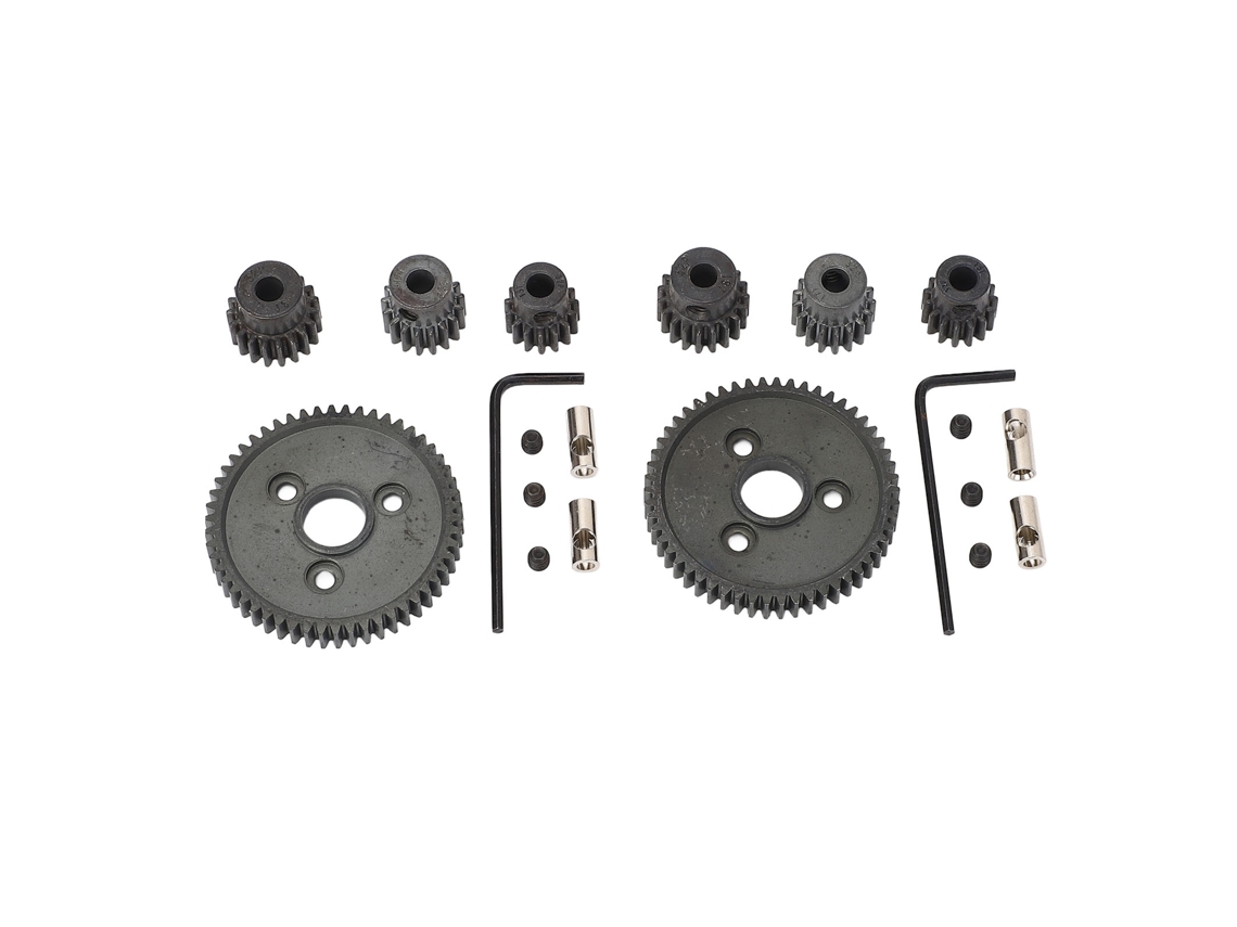 Conjunto de engrenagens de metal e aço RC 54t 32p com pinhão 15t/17t/19t para Slash 4x4 2wd Vxl Rally Stampede Summit E Revo