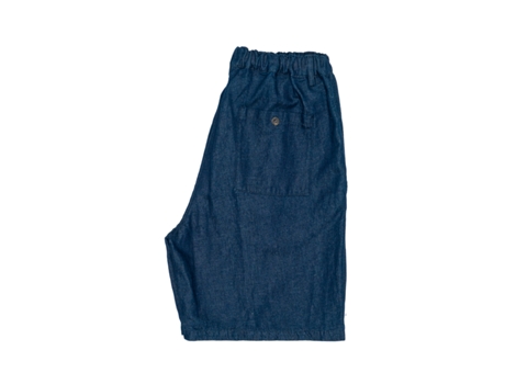 Calções De Homem Messagerie Linho Azul (50)