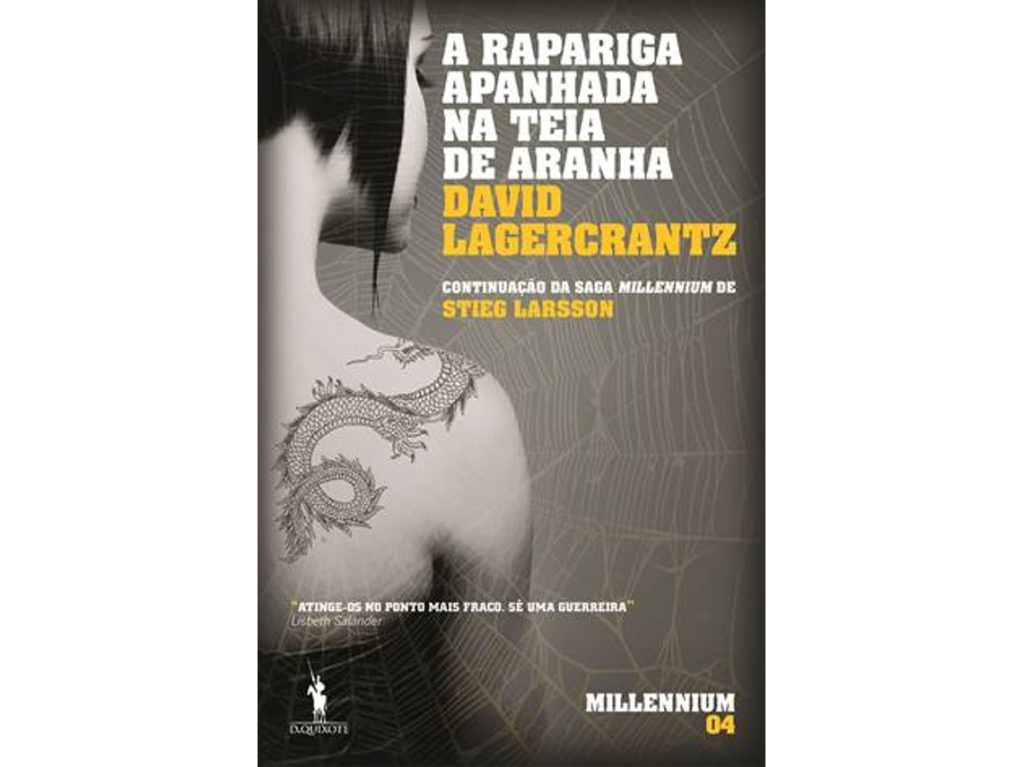 Livro A Rapariga Apanhada na Teia de Aranha de Millennium IV de David
