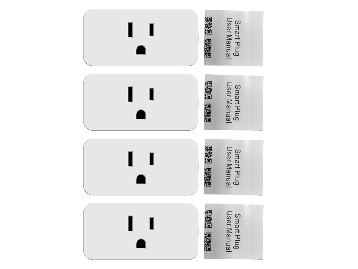 Conjunto de 4 gravadores inteligentes para grafite com medição, controle remoto e suporte para Wi-Fi de 2,4 GHz.