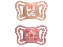 Chupeta Light Rosa Silicone 16 36m 2 Peças Chicco CHICCO