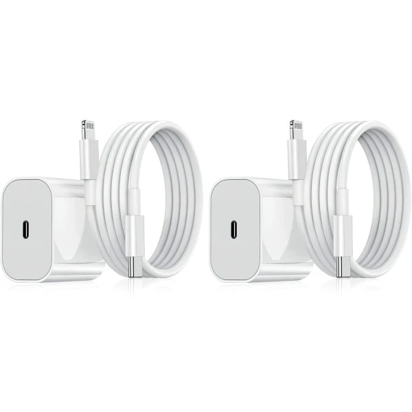 Carregador Rápido, Pack 2 Unidades, Branco, Telemóvel E Tablet