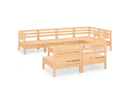Garden Lounge Set, Garden Lounge Sets Vidaxl Marrom Madeira De Pinho (n/a)