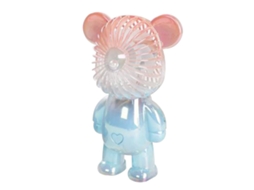 Laxiscreed Mini Ventoinha Jelly Recarregável Usb, Eletroplatada Multicolorida Gradiente Para Uma Brisa Refrescante Portátil