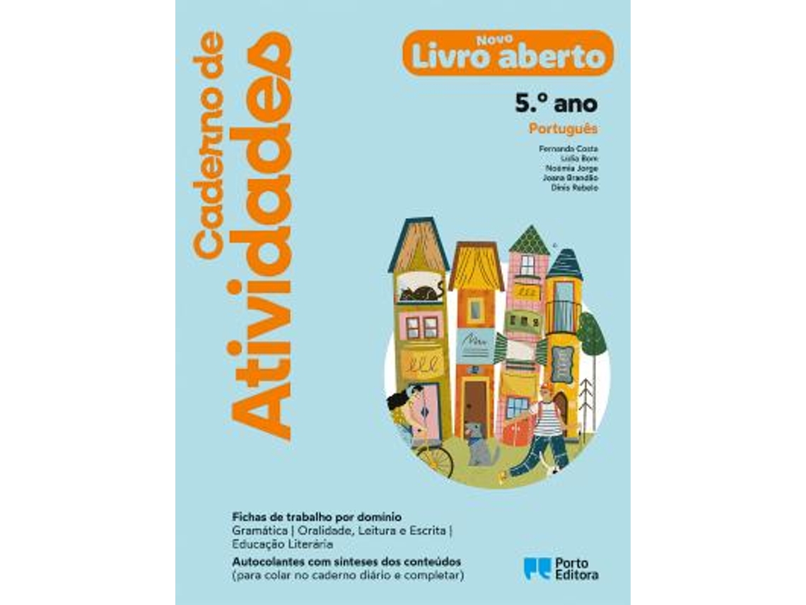Novo Livro Aberto - Português - 5.º Ano Caderno De Atividades 2026