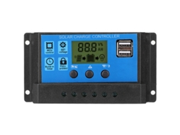 Controlador de Carga Solar Fotovoltaica Inteligente Jeffergarden 12v 24v Pwm, Regulador Automático para Painel Solar, Acessórios 10a BRILVIBERA