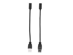 Aetheria 2 Pcs Adaptador Extensor Usb C Keystone Jack Fêmea para Fêmea Cabo Conector Parede